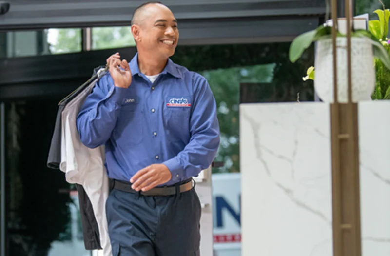 Alma Sourcing specialist carrying hospitality apparel